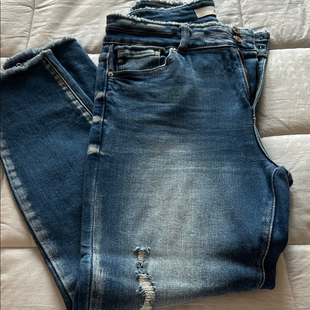 KanCan Blue Ankle & Cropped Jeans